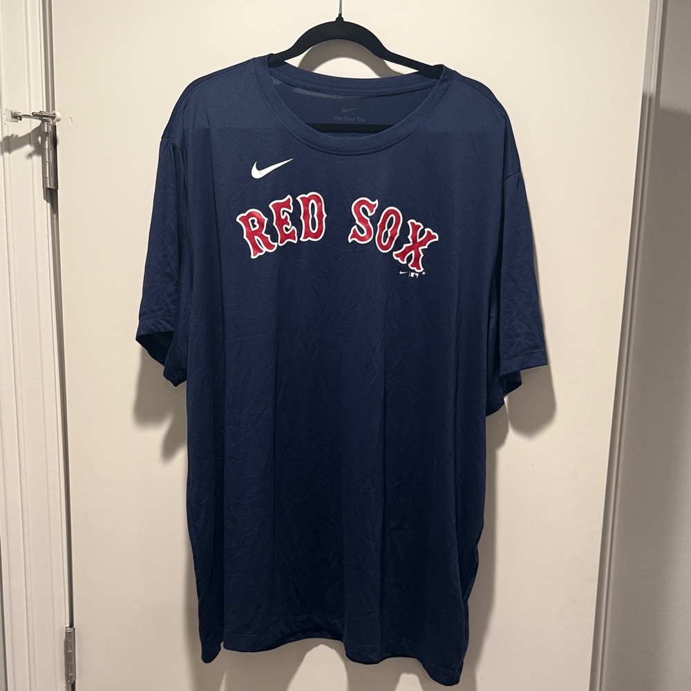 Nike Red Sox Navy Men's Performance Dri-Fit Shirt 3XL